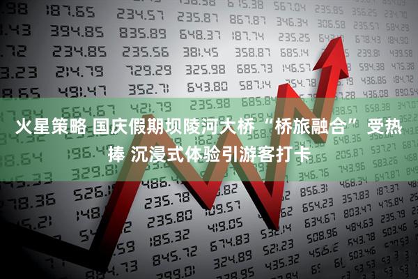 火星策略 国庆假期坝陵河大桥 “桥旅融合” 受热捧 沉浸式体验引游客打卡